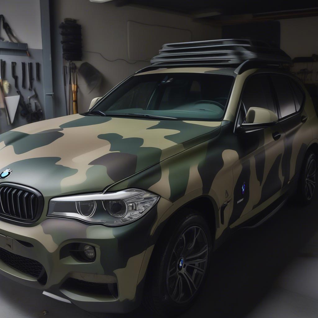 Lựa chọn màu sơn và decal cho xe BMW độ Army