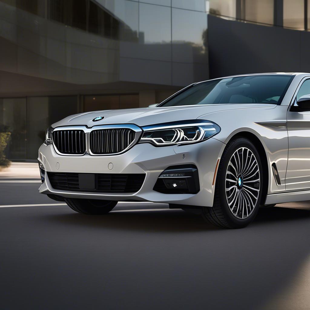 Lưới tản nhiệt quả thận nổi bật trên BMW 5 Series 2019