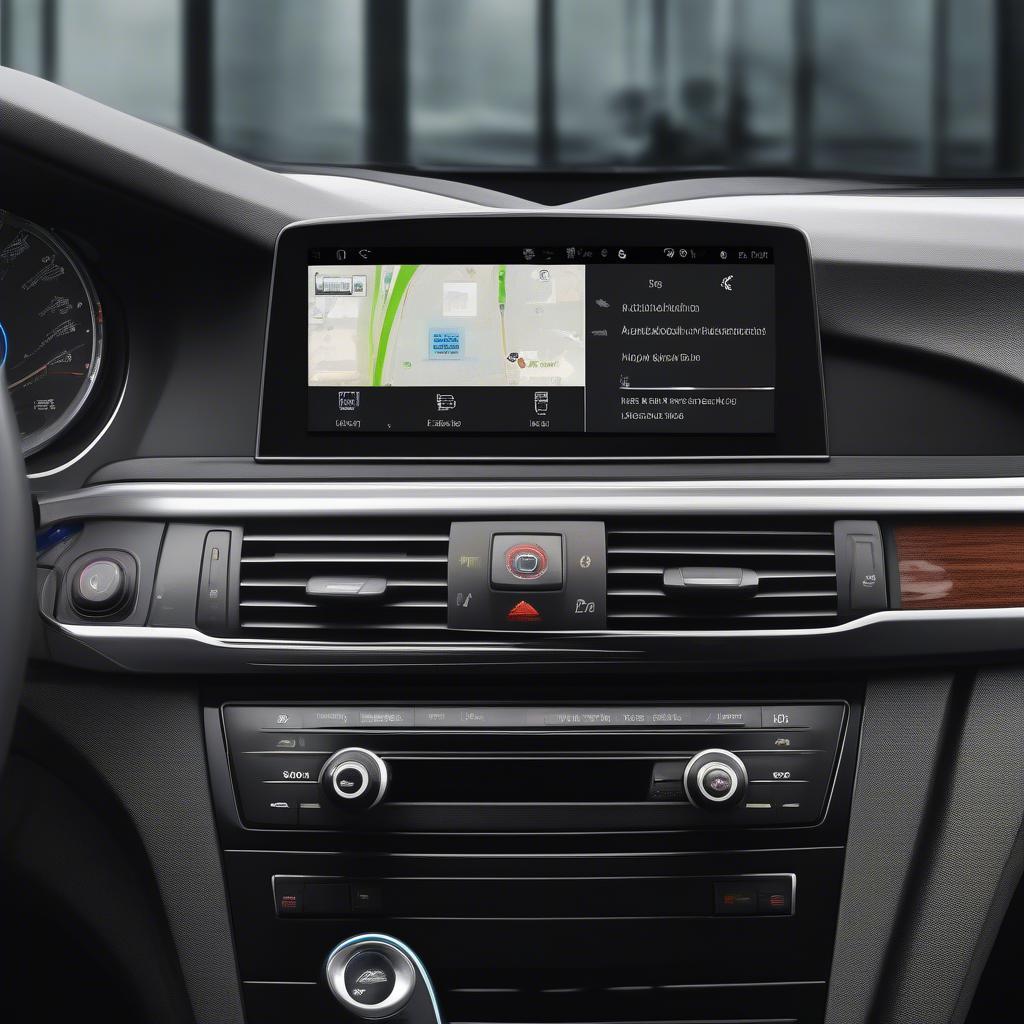 Giao diện màn hình Android trên BMW F30