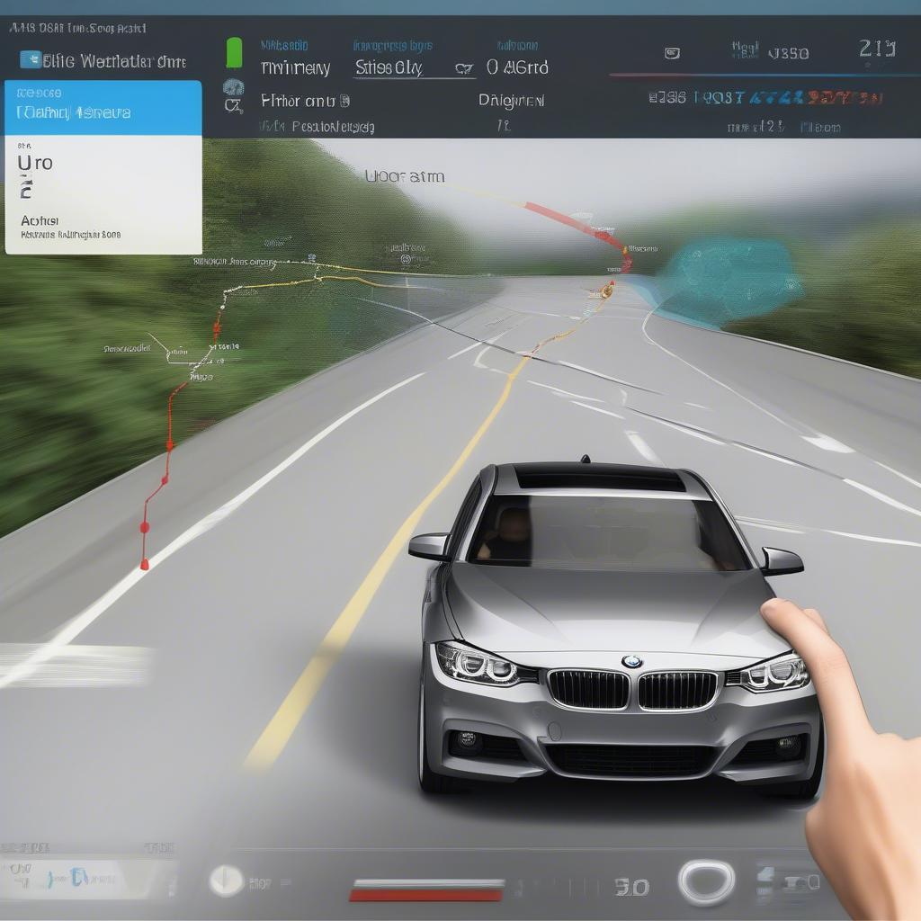 Màn hình iDrive BMW F30 điều hướng GPS