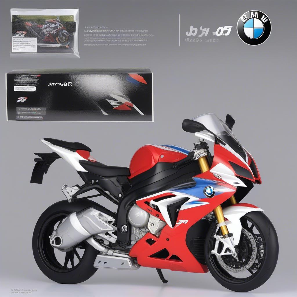 Mô hình BMW S1000RR Joycity trong hộp sản phẩm