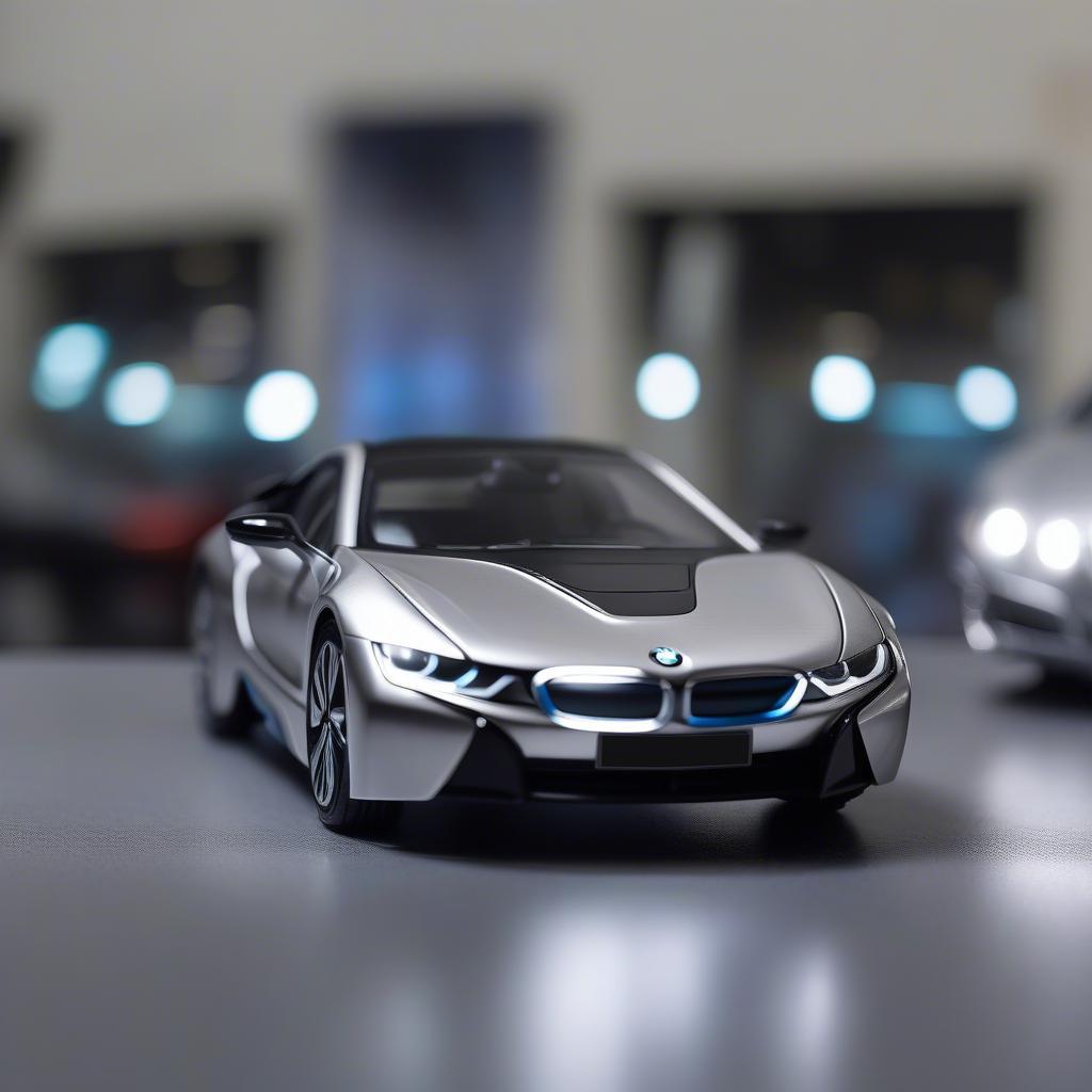 Mô hình Rastar BMW i8 góc nhìn chính diện