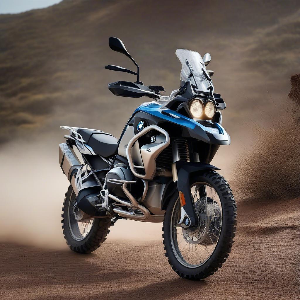 Mô tô BMW 2018 phiên bản Adventure mạnh mẽ trên đường trường