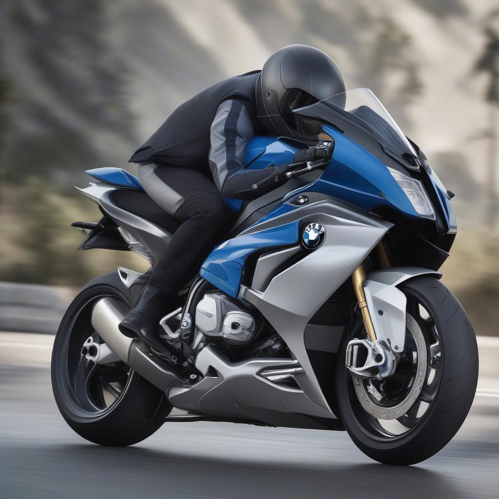 Mô tô BMW 2018 phiên bản Sportbike đầy tốc độ