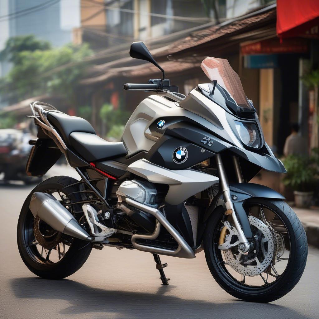 Moto BMW tại Việt Nam: Dáng vẻ đẳng cấp và mạnh mẽ trên đường phố.