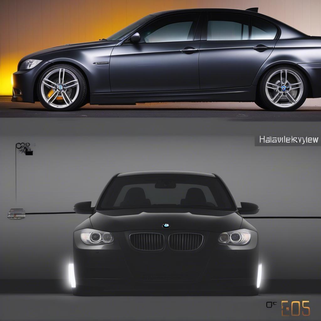 Nâng Cấp Faros Ojos de Angel BMW E90