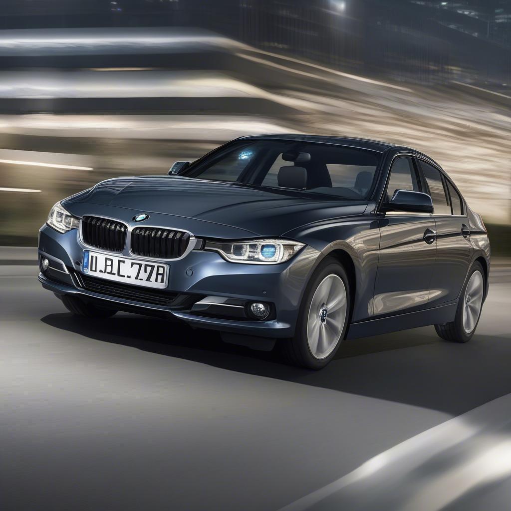 Thiết kế ngoại thất thể thao của BMW 320i