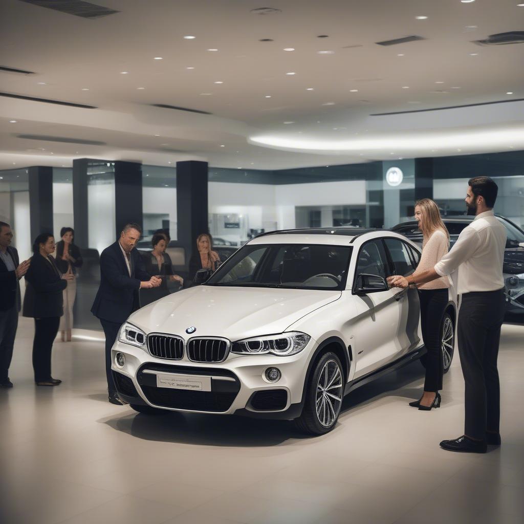 Nhận bàn giao xe BMW