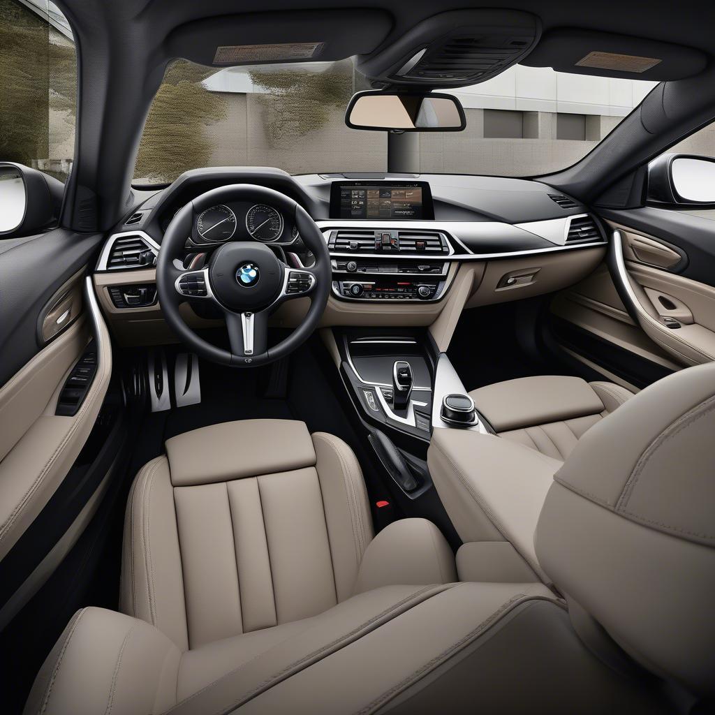 Nội thất BMW 4 Series sang trọng