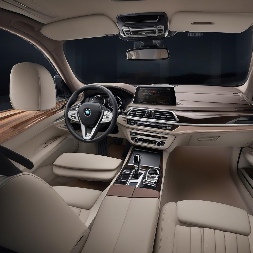 Tổng quan nội thất BMW 7 Series 2018