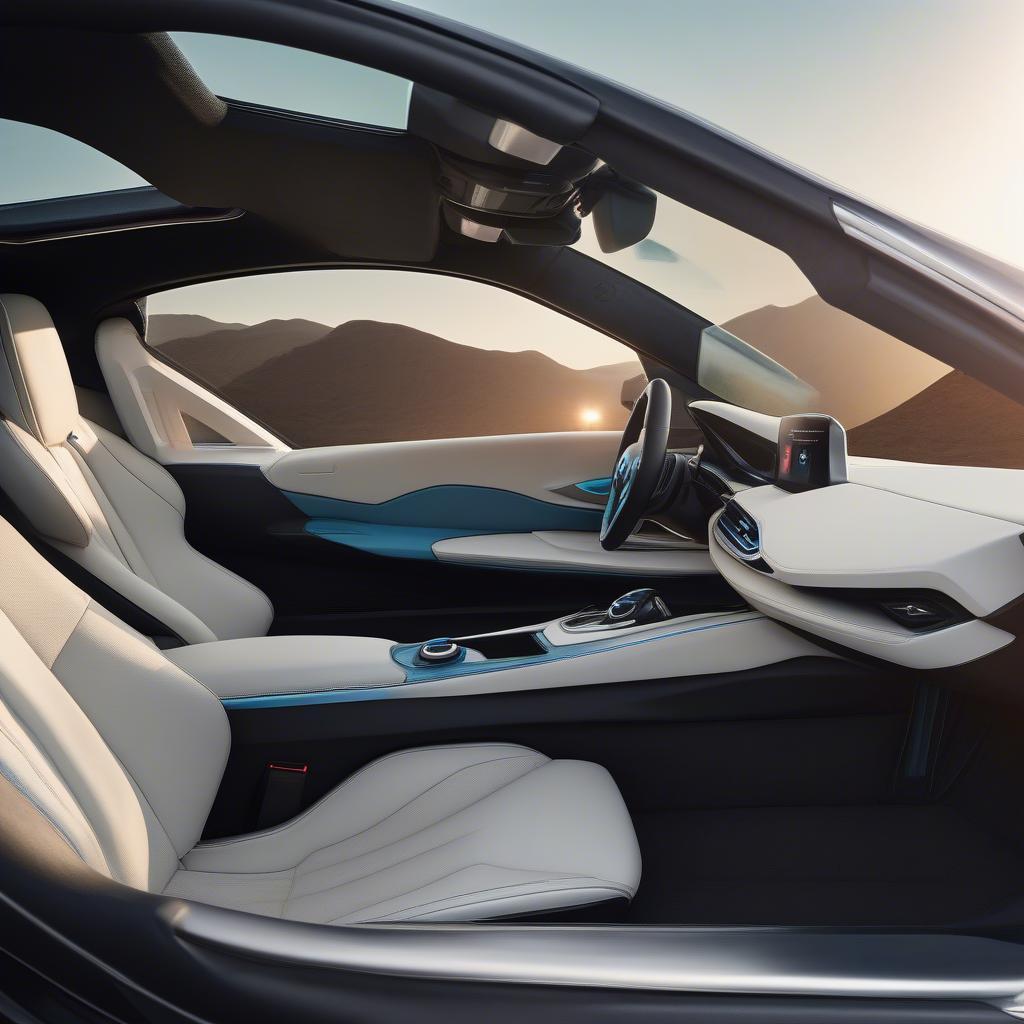 Tổng quan nội thất BMW i8 2019