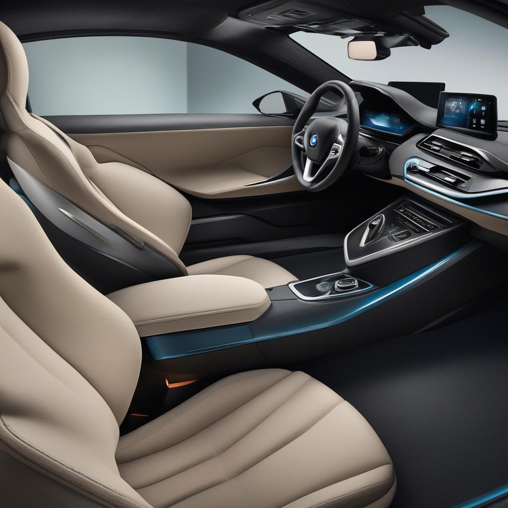 Nội Thất Sang Trọng Của BMW i8