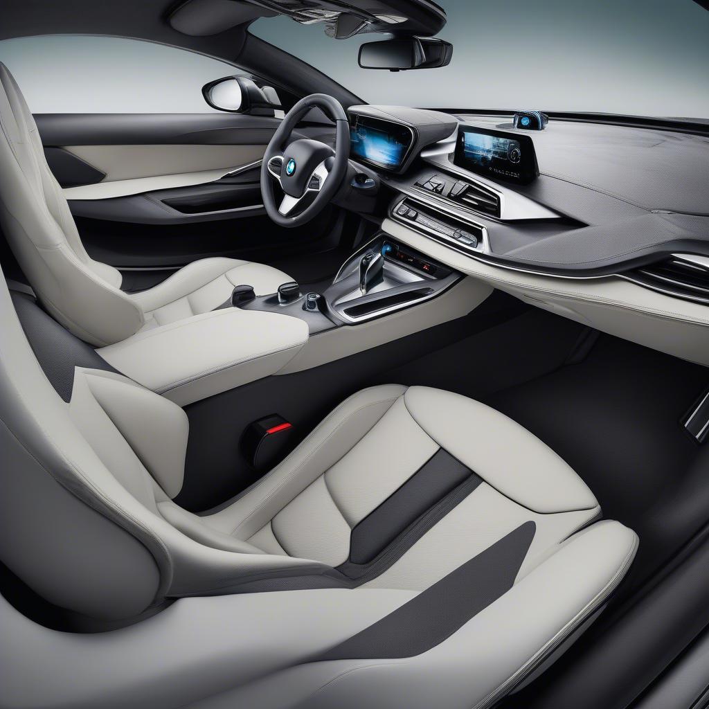 Nội thất BMW i8 - Sang trọng và hiện đại