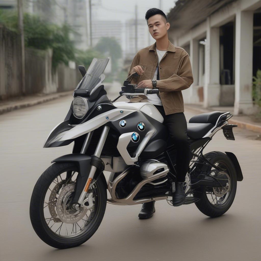 Noo Phước Thịnh và moto BMW - Sự kết hợp hoàn hảo về phong cách