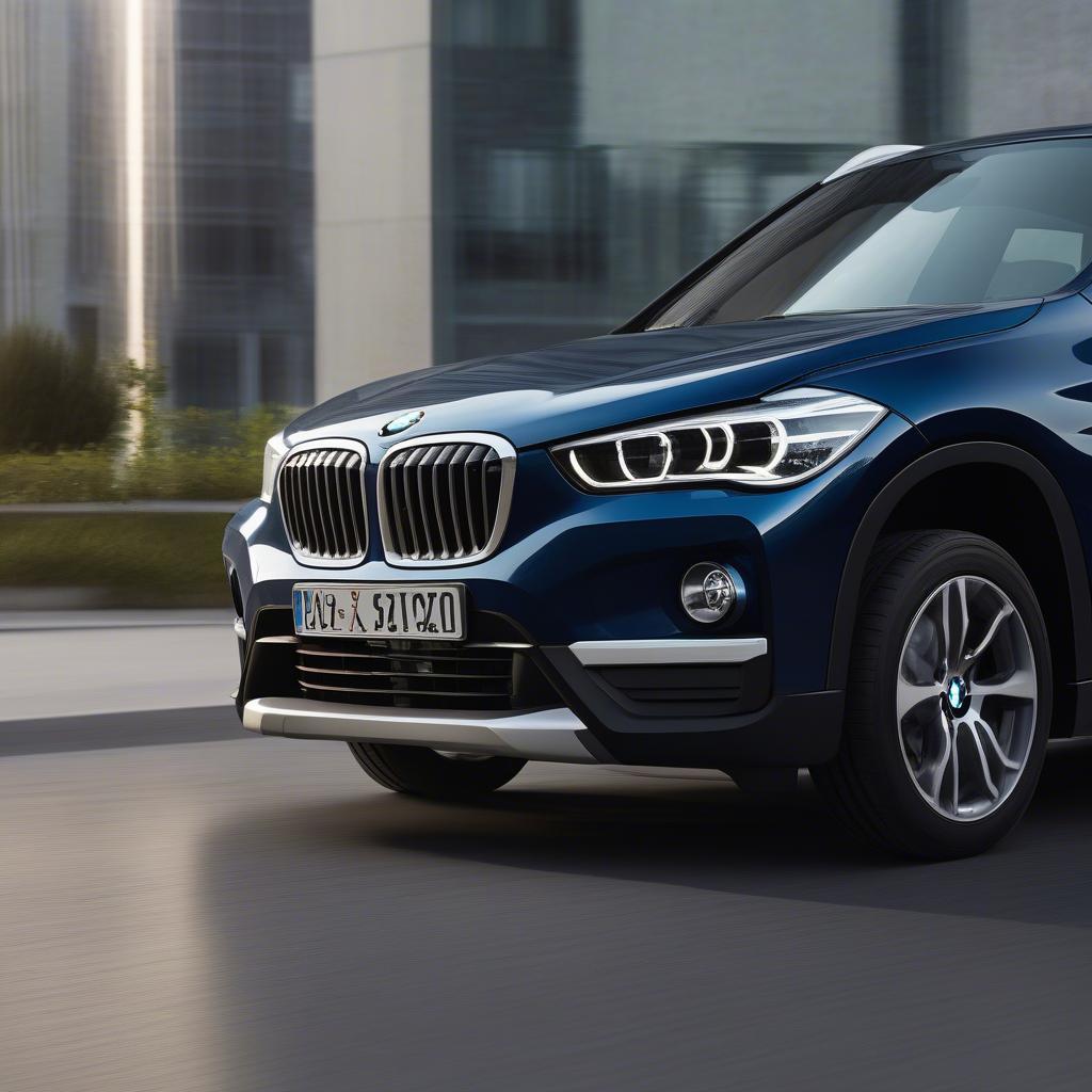 Thiết kế ngoại thất ấn tượng của Novo BMW X1