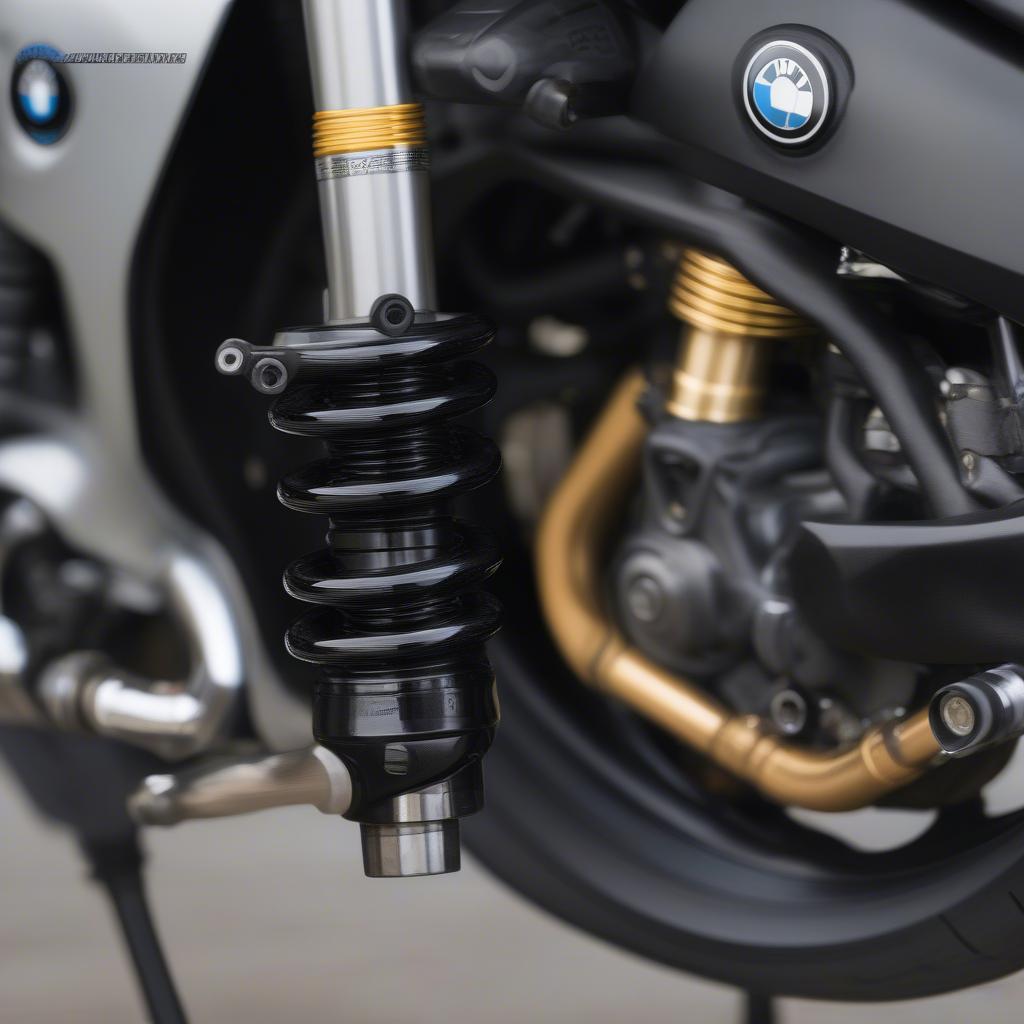 Phuộc Ohlins Black Fork GT216 trên BMW R9T cận cảnh