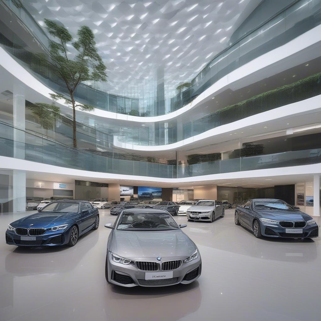 Showroom Ô Minh Thaco BMW sang trọng và hiện đại