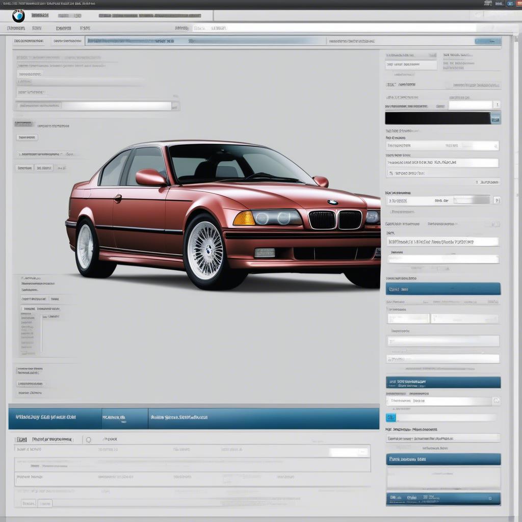 Giao diện Online ETK BMW E36