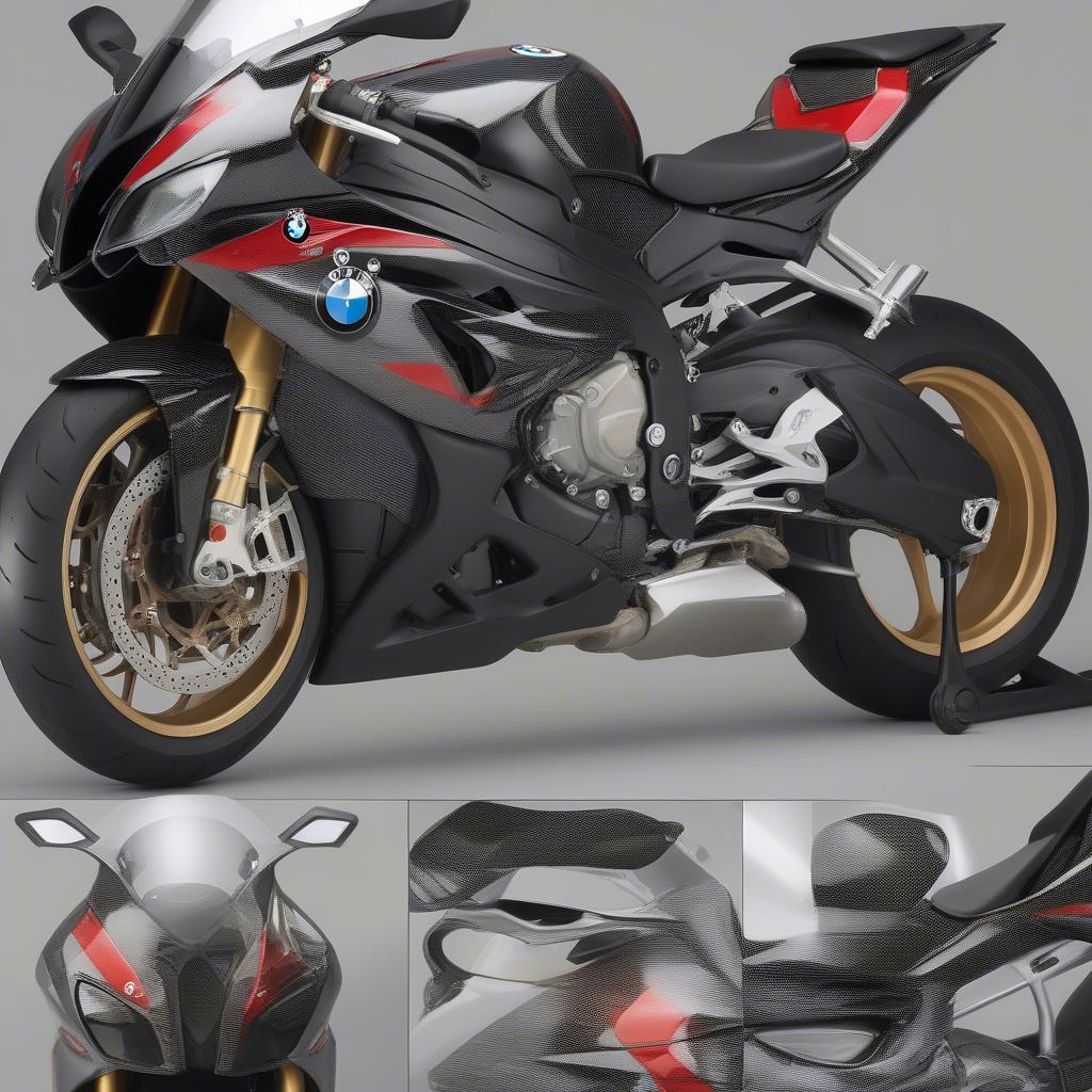 Ốp Carbon BMW S1000RR Tăng Tính Thẩm Mỹ