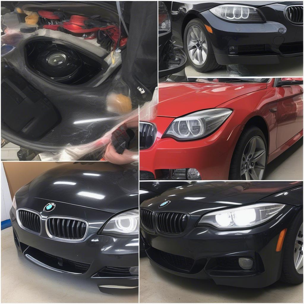 Quy trình lắp đặt BMW Red Angel Eyes