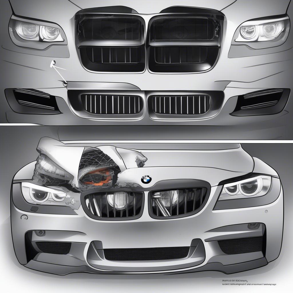 Quy trình nâng cấp đèn pha BMW F10 LCI