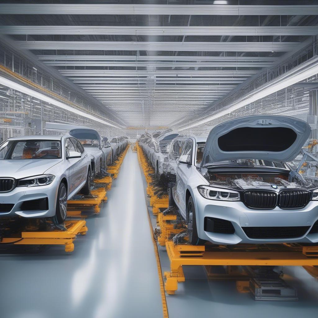 Quy trình sản xuất BMW hiện đại