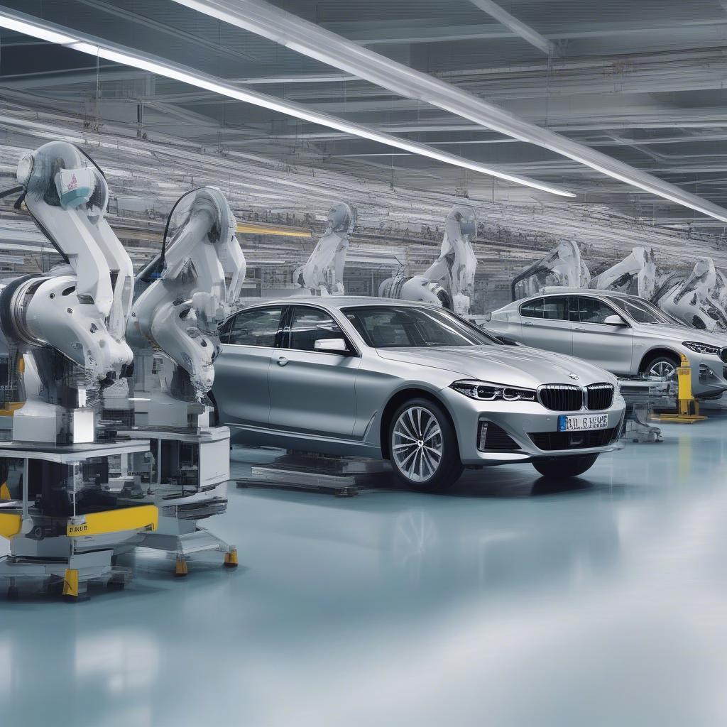 Quy trình sản xuất hiện đại tại BMW Fabriek