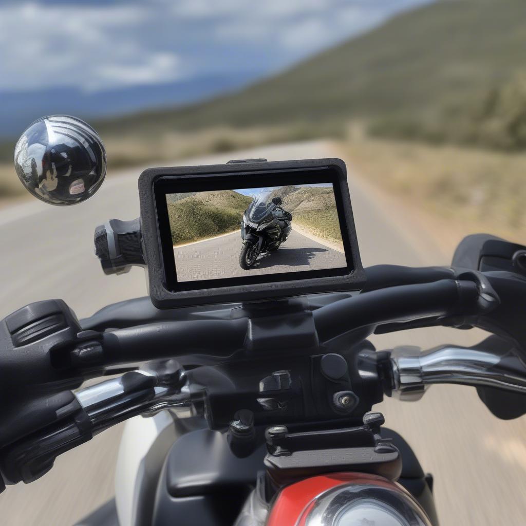 Ram Mount BMW R1200RT gắn camera hành trình