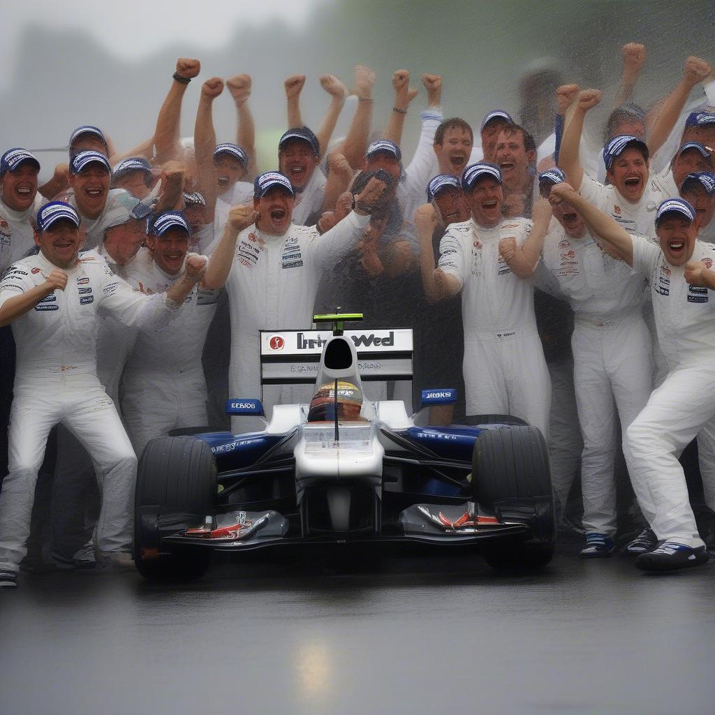 Sebastian Vettel chiến thắng tại Monza 2008 cùng BMW Sauber