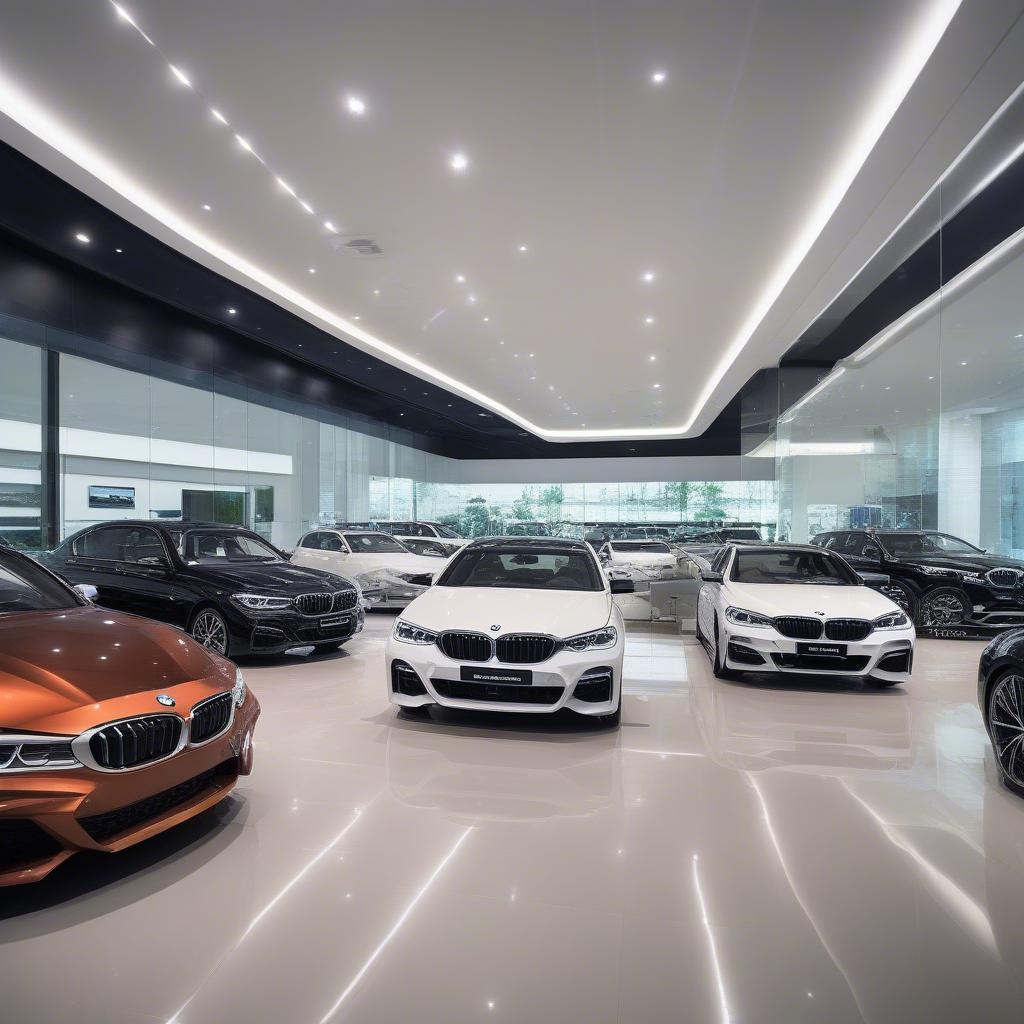 Không gian trưng bày hiện đại tại Showroom BMW Cần Thơ