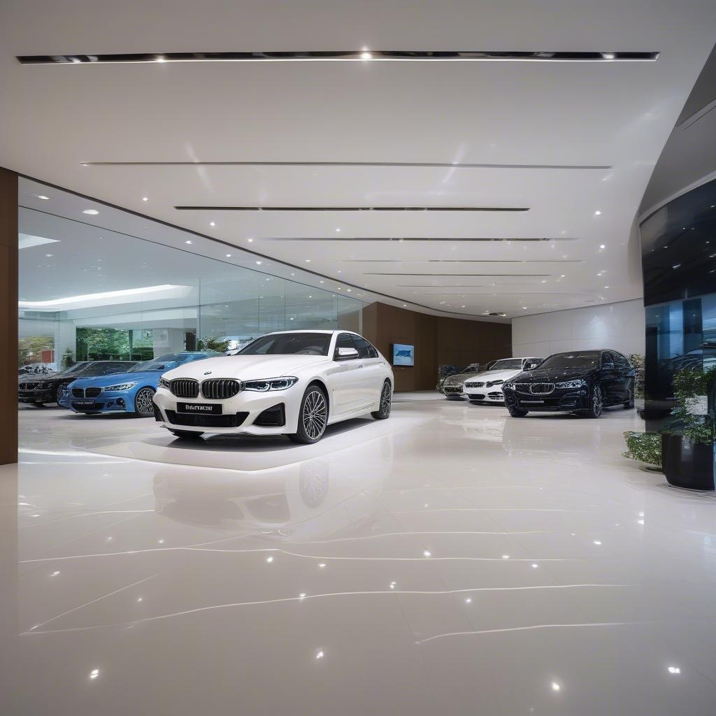 Showroom BMW tại Hồ Chí Minh lung linh ánh đèn