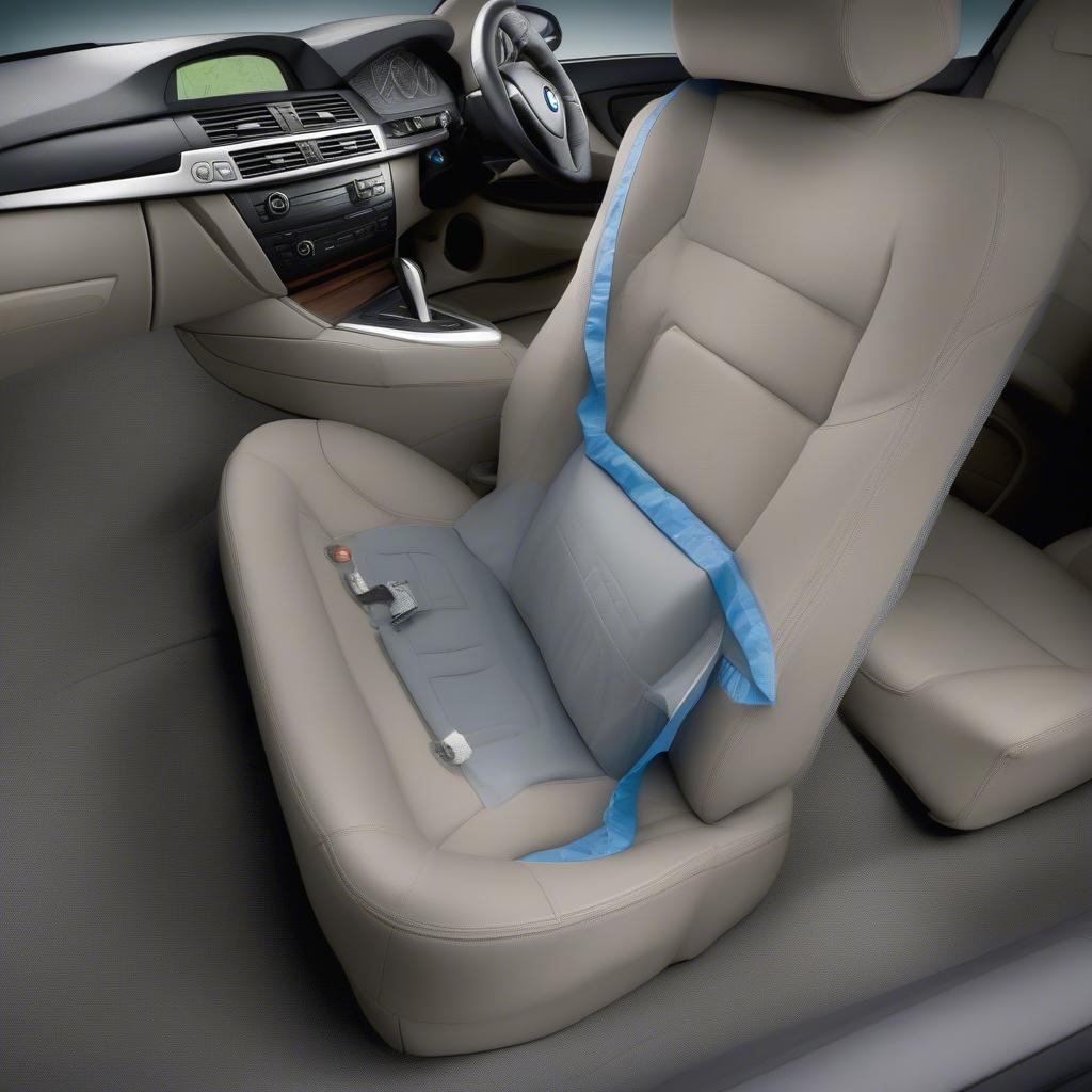 Vị trí Side Airbag Thorax trên BMW E60