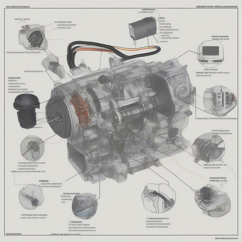 Sơ đồ dây điện khóa điện BMW E36 chi tiết