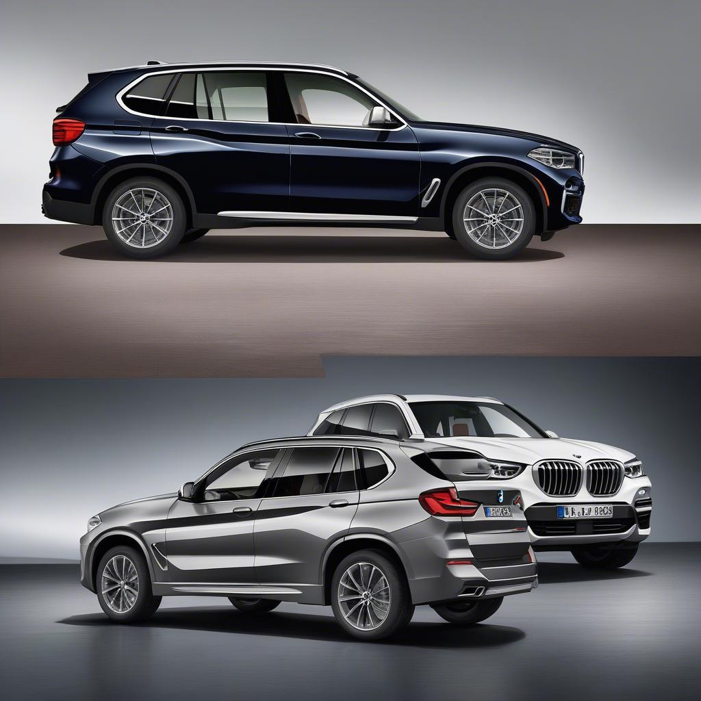 So sánh BMW X5 và X3 2018