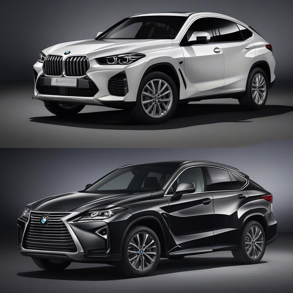 So sánh động cơ BMW X6 và Lexus RX350