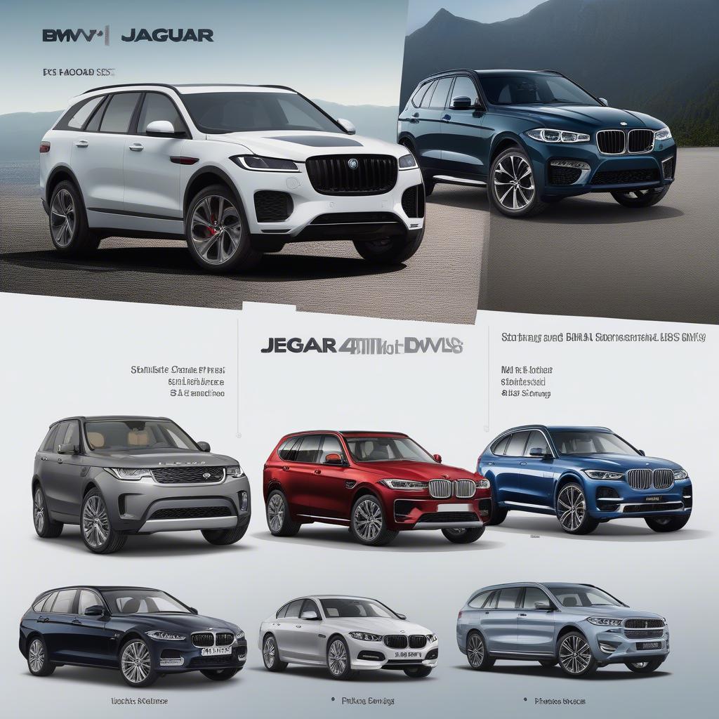 So sánh giá xe Jaguar và BMW phân khúc SUV