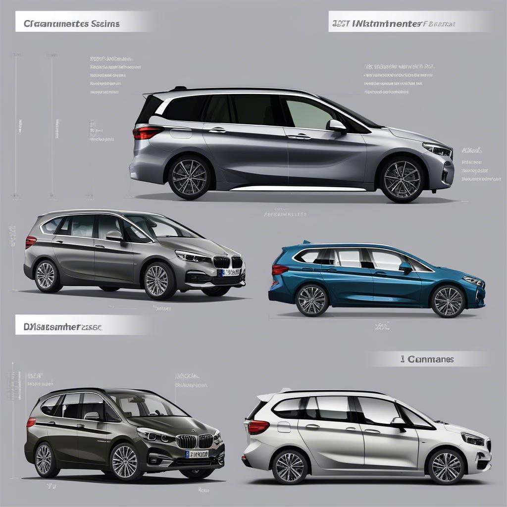 So sánh kích thước BMW 218i Gran Tourer