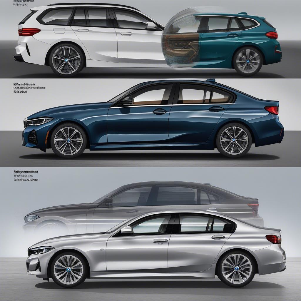 So sánh kích thước BMW 3 Series 2019 với các đối thủ cùng phân khúc