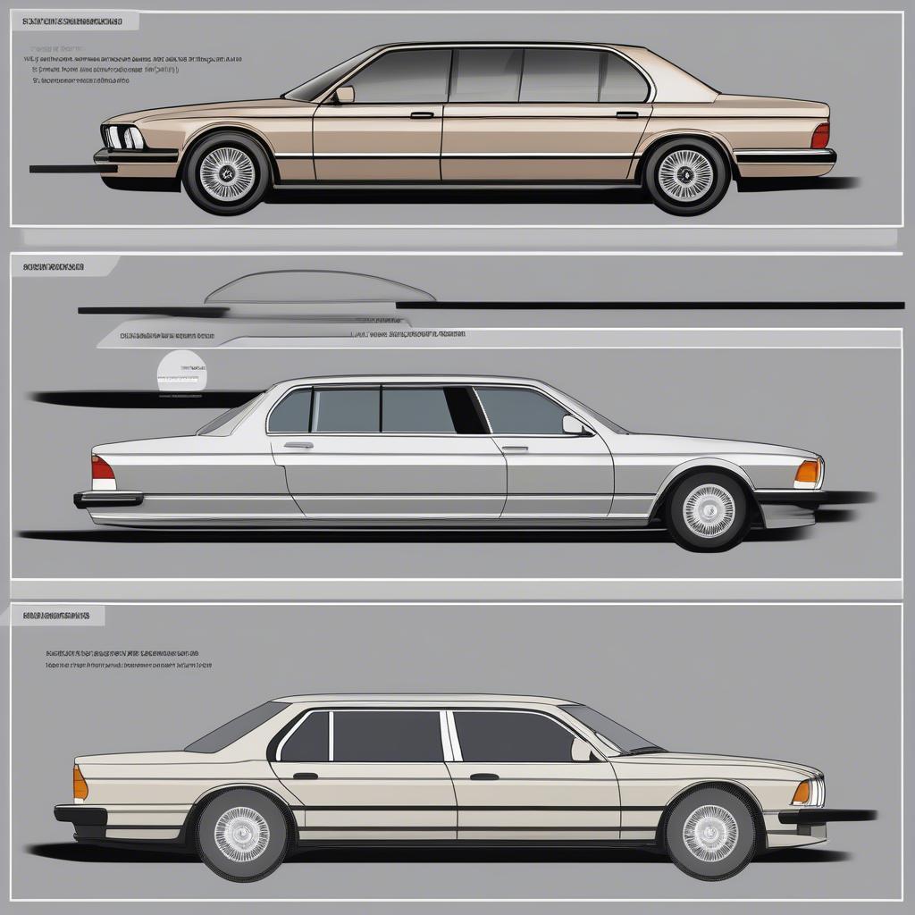 So sánh kích thước BMW 730Li qua các đời xe