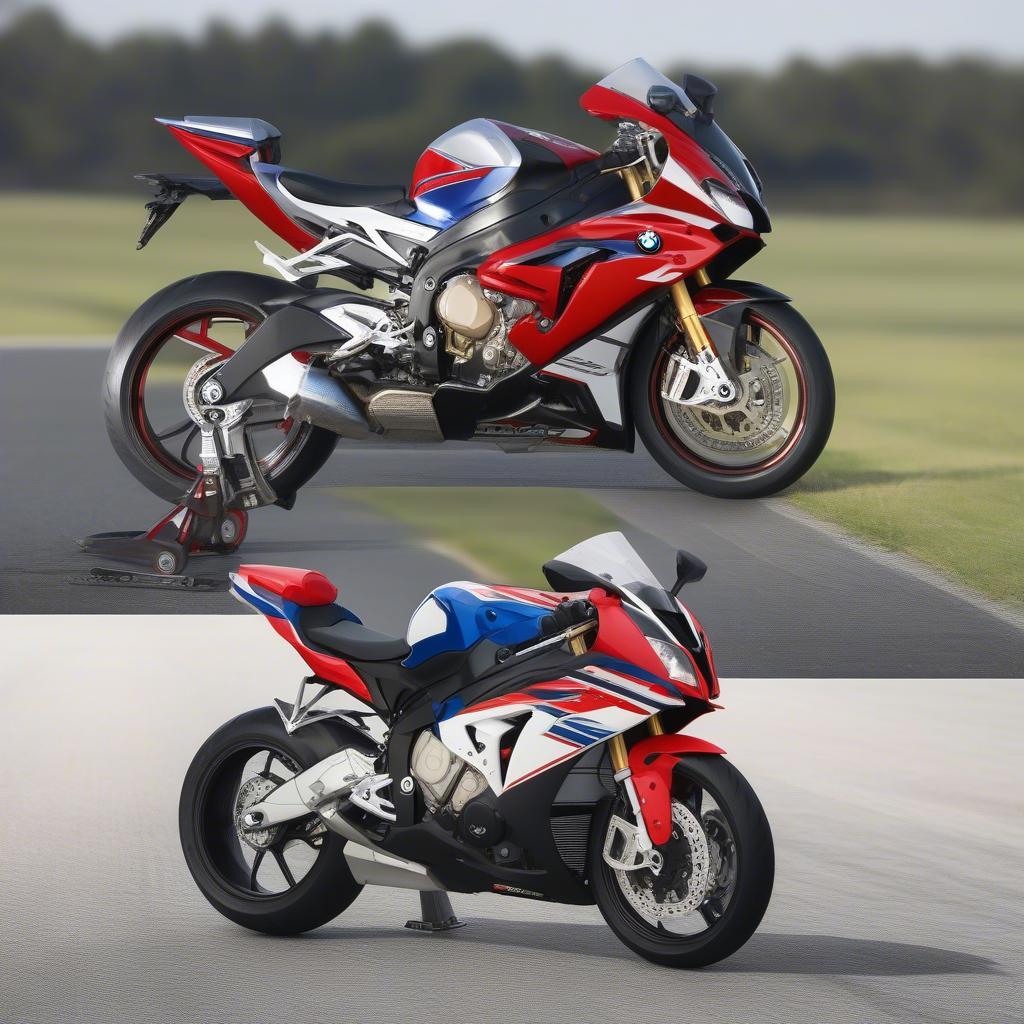 So sánh kiểu dáng BMW S1000RR và CBR1000RR-R