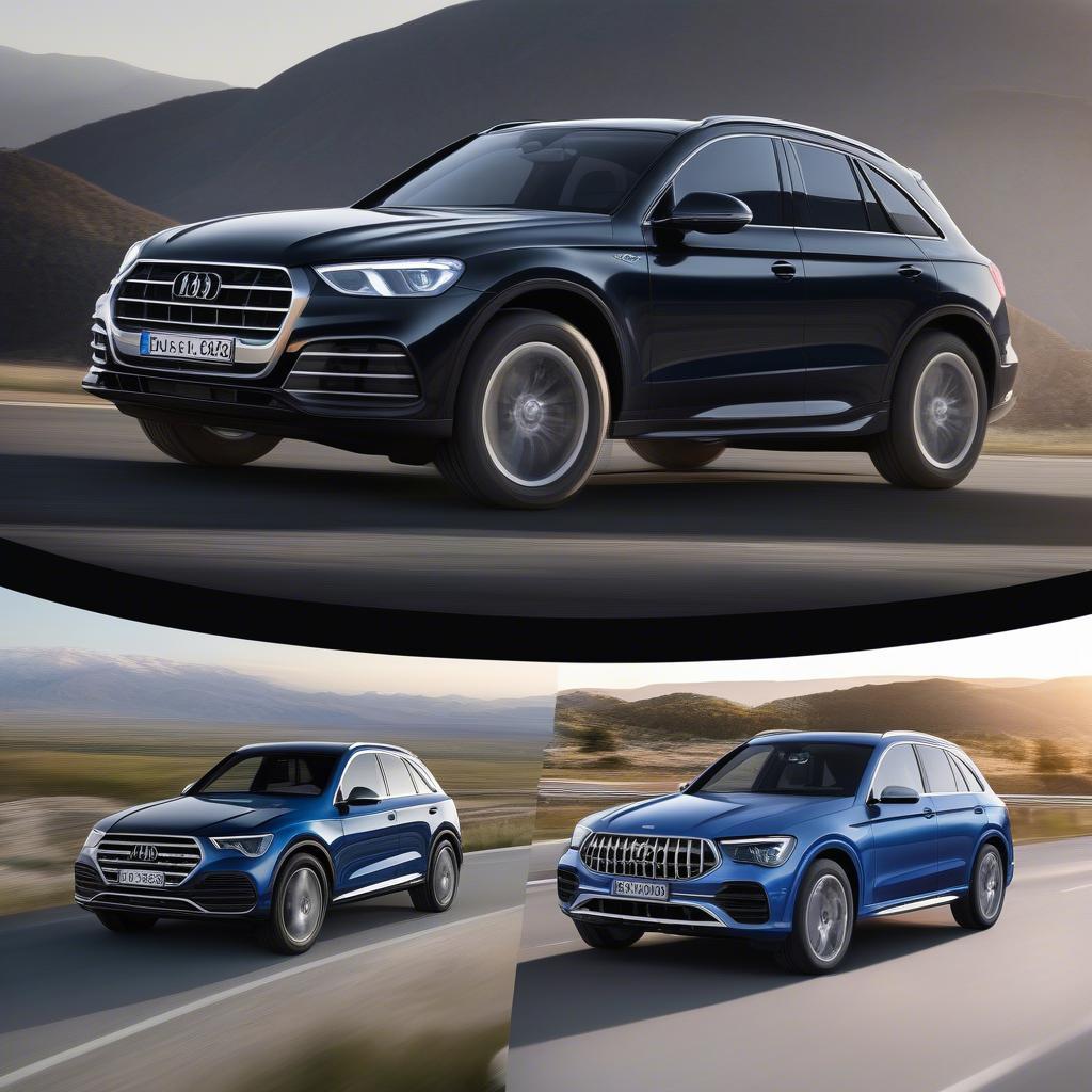 So sánh ngoại thất Audi Q5, Mercedes-Benz GLC 300 và BMW X3