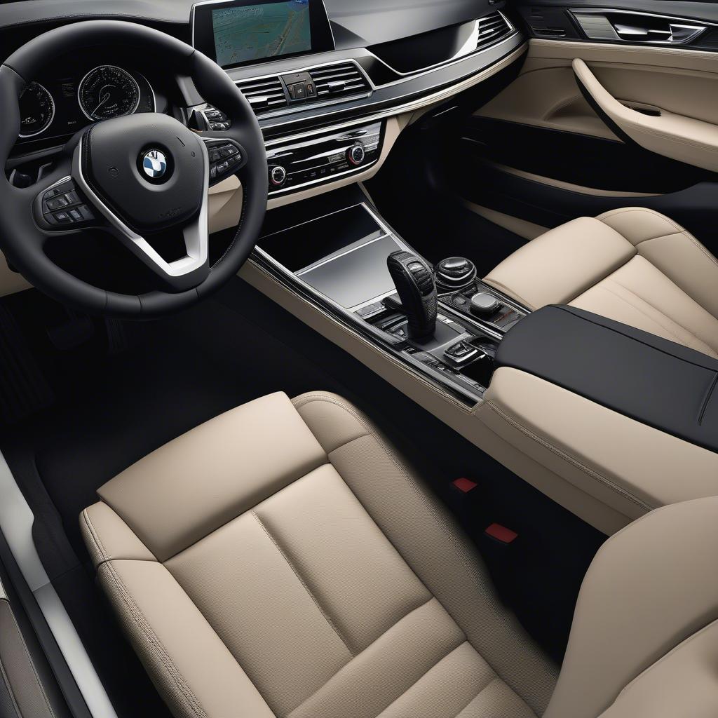 So sánh nội thất sang trọng của BMW 520i và Volkswagen