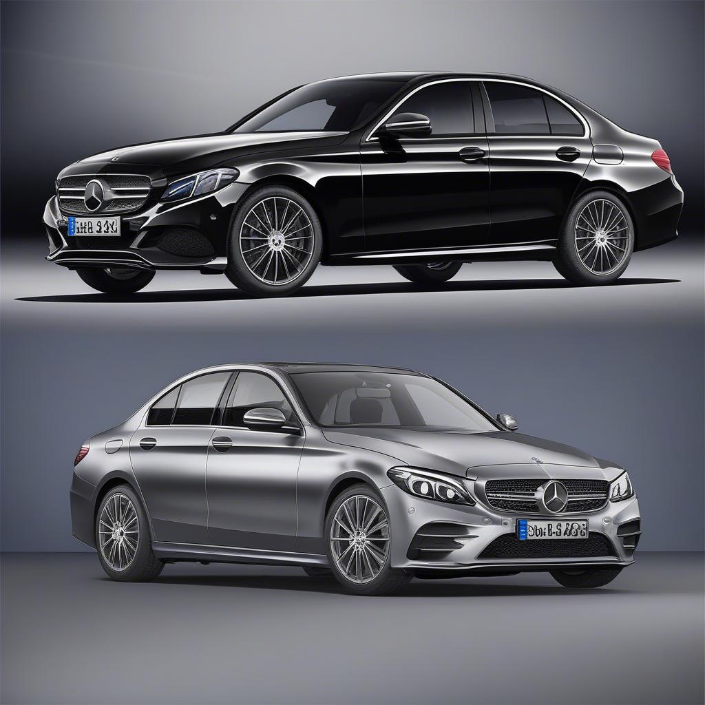 So sánh thiết kế Mercedes C-Class và BMW 3 Series