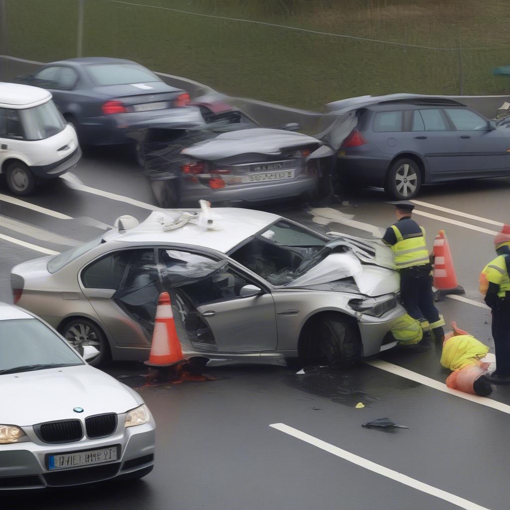 Tai nạn giao thông liên quan đến xe BMW