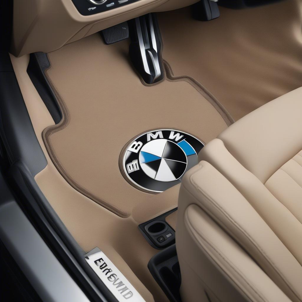 Thảm Trải Sàn BMW Nỉ Chính Hãng