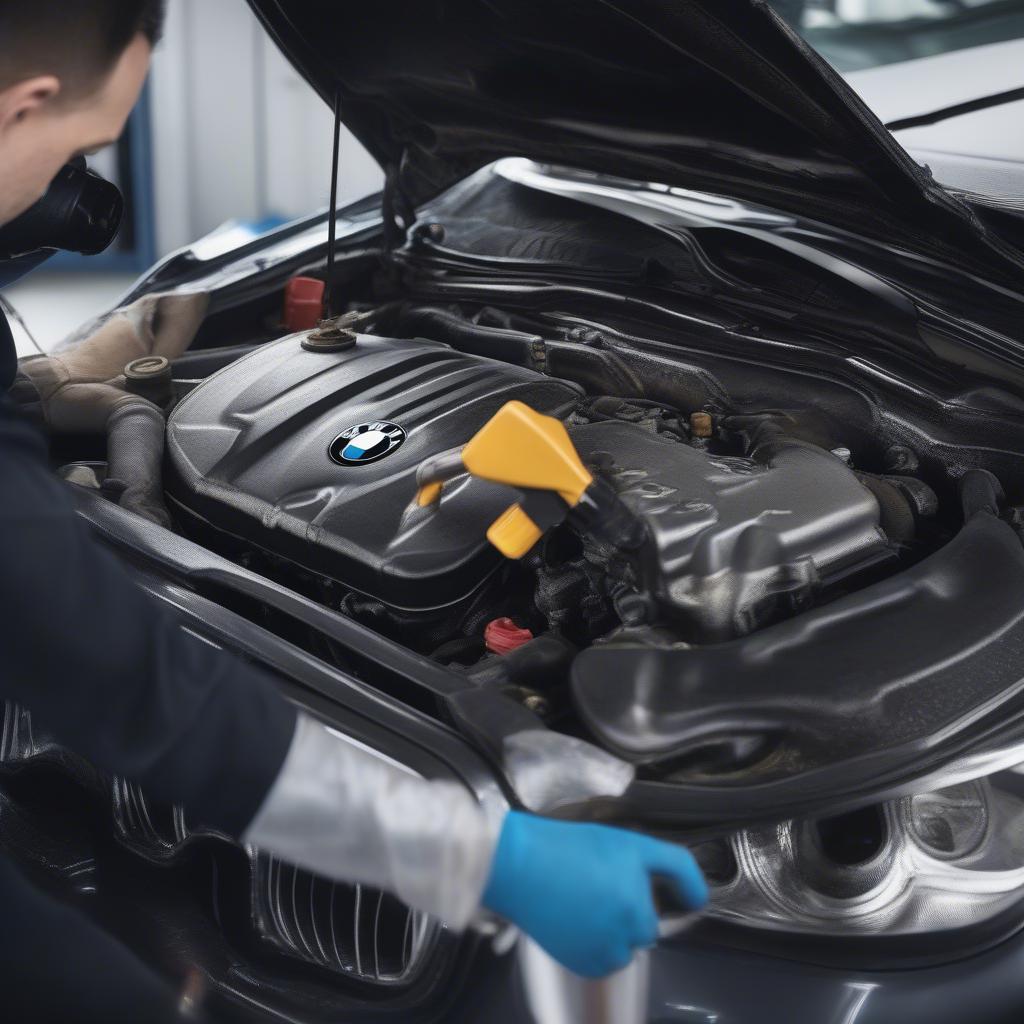 Thay dầu động cơ BMW