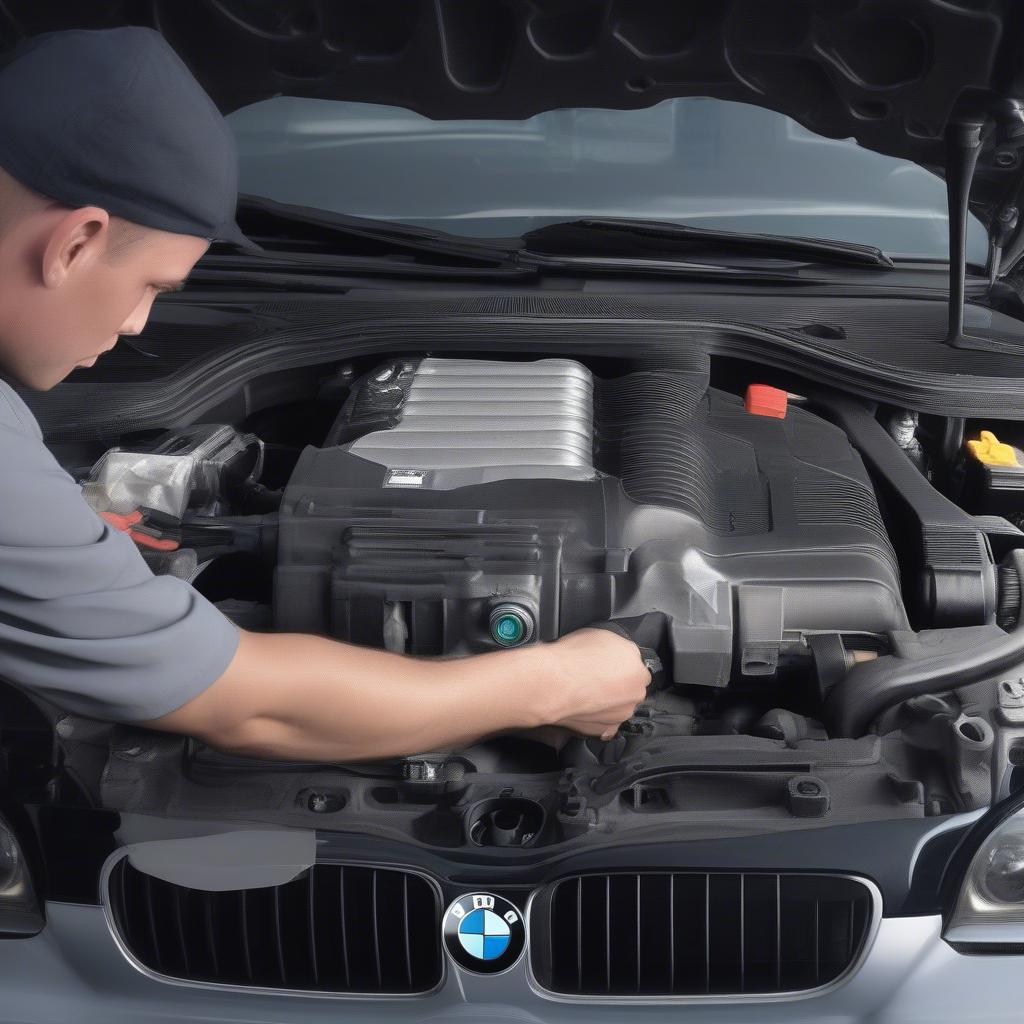 Thay thế máy phát điện BMW E65