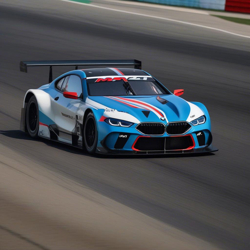 Thiết kế khí động học BMW M8 GT3