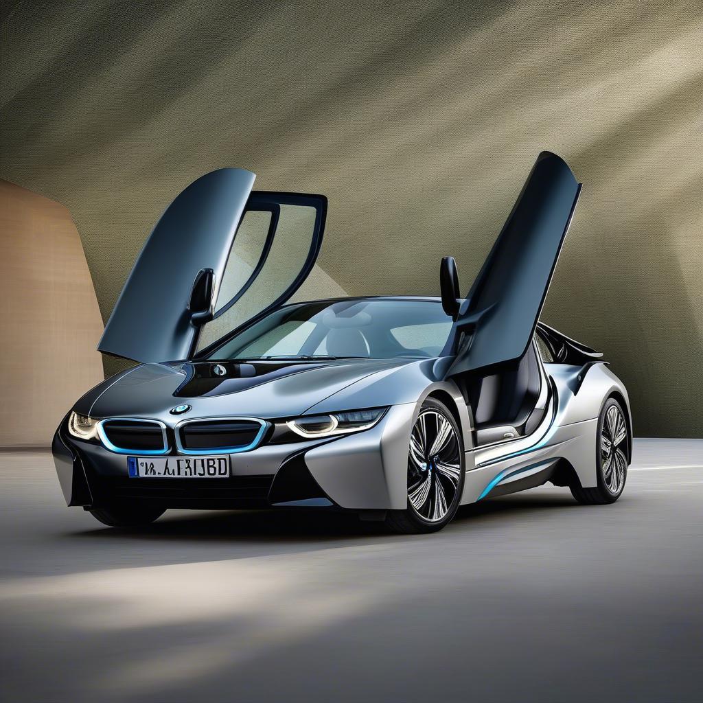 Thiết kế ngoại thất BMW i8 - Phong cách tương lai