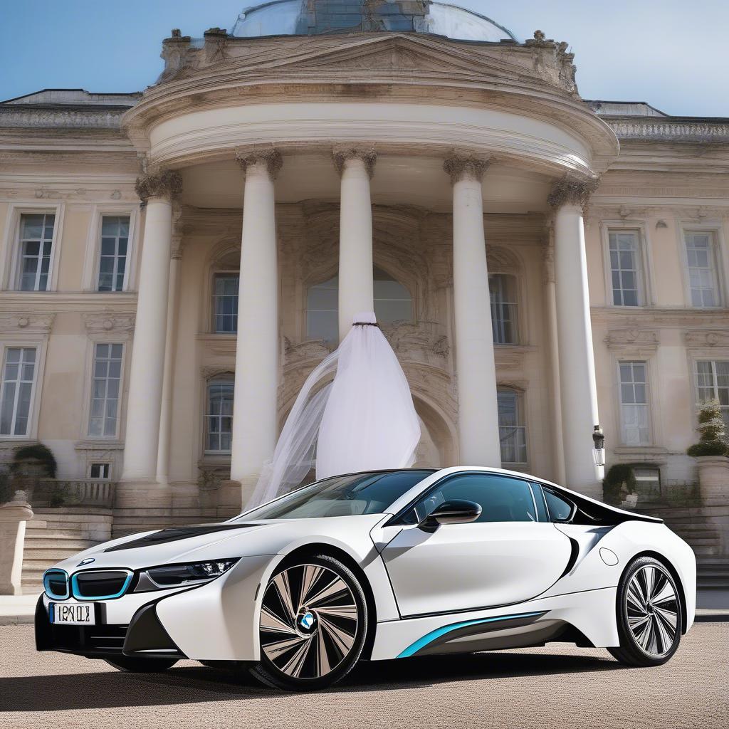 BMW i8 làm xe hoa